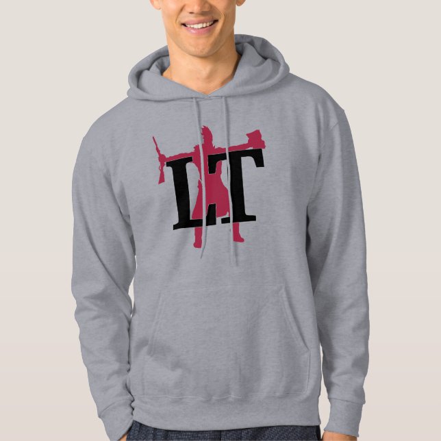 Lawrence Times adult hoodie (front & back) (Front)