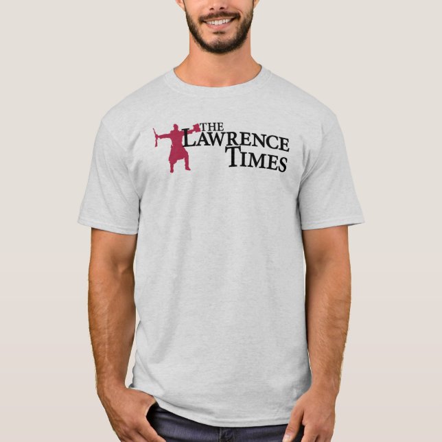Lawrence Times grey T-Shirt (Front)