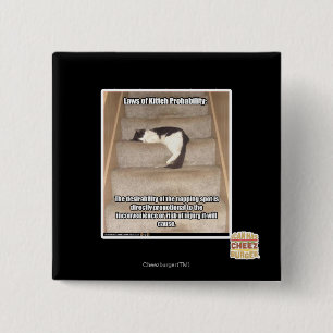 Laws of Kitteh Probability 15 Cm Square Badge