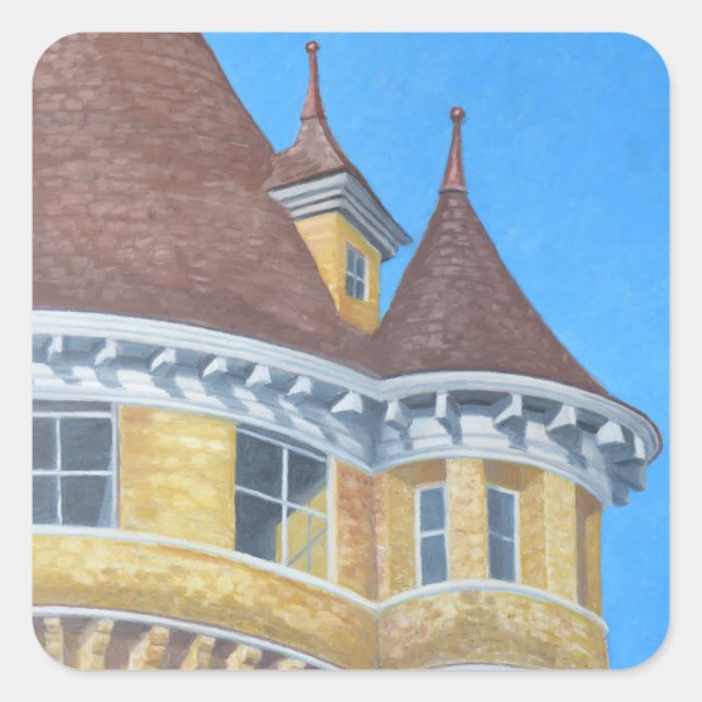 Lawson Tower Turrets Square Sticker (Front)