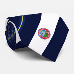 Lawton (Oklahoma) city flag Neck Tie