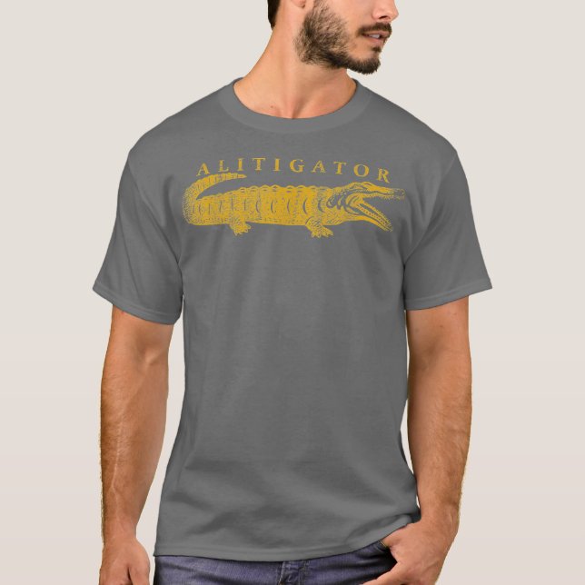 Lawyer a Litigator Alligator Attorney Counsellor T-Shirt (Front)