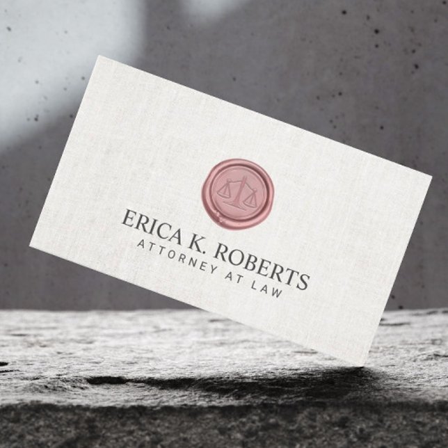 Lawyer Attorney at Law Notary Service Business Card (Creator Uploaded)