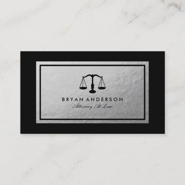 Lawyer Attorney Business Card (Front)