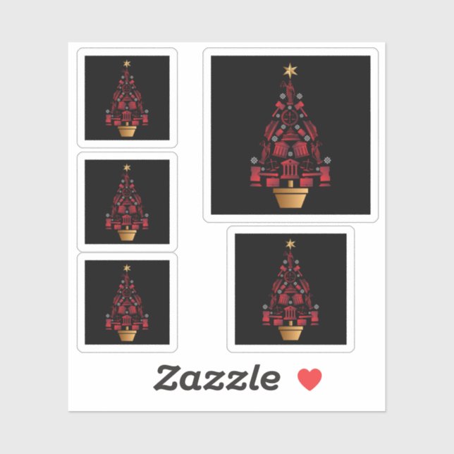 Lawyer Attorney Christmas Tree (Sheet)