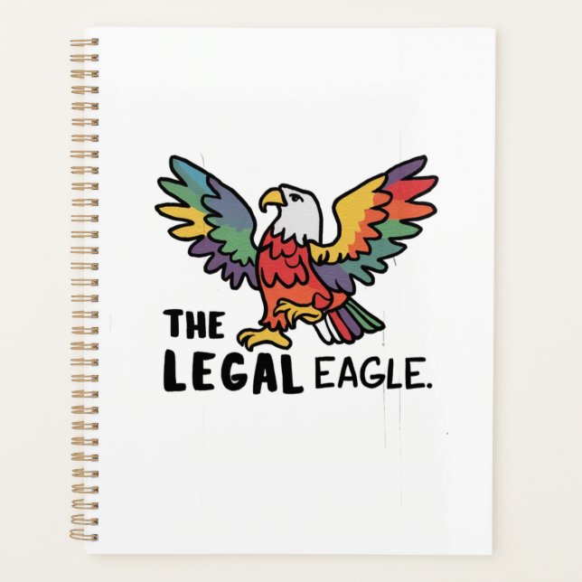 Lawyer attorney gift prank  planner (Front)