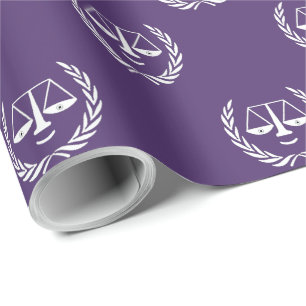 Lawyer Attorney Gift Wrapping Paper