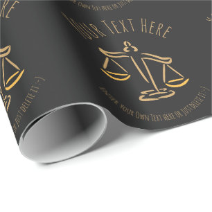 Lawyer   Attorney   Judge   Law Firm / Office Gift Wrapping Paper