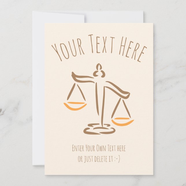 Lawyer | Attorney | Judge | Law Firm / Office Holiday Card (Front)