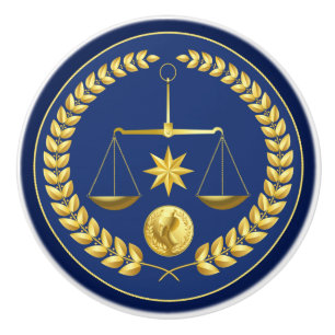 Lawyer Attorney Legal Ceramic Knob