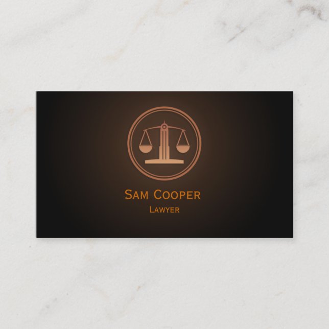 Lawyer Business Card (Front)