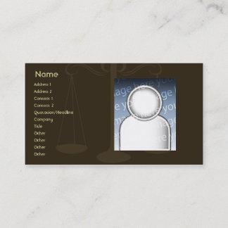 Lawyer - Business Card