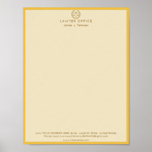 Lawyer Business Supplies Premium Legal Office Es Poster