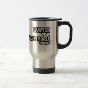Lawyer By Day...Deadly Ninja By Night Travel Mug
