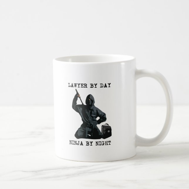 Lawyer By Day, Ninja By Night Coffee Mug (Right)