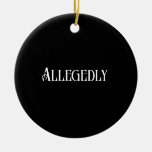 Lawyer Ceramic Tree Decoration