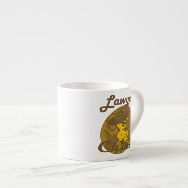Lawyer Chick #6 Espresso Cup (Front Right)