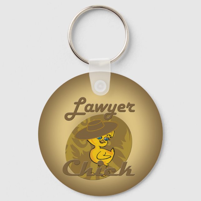 Lawyer Chick #6 Key Ring (Front)
