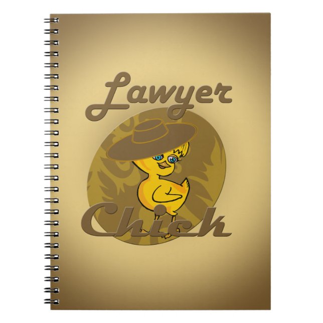 Lawyer Chick #6 Spiral Notebook (Front)