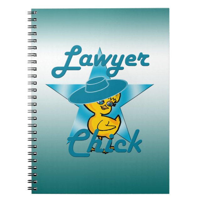 Lawyer Chick #7 Spiral Notebook (Front)