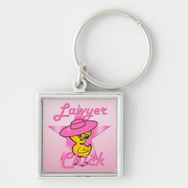 Lawyer Chick #8 Key Ring (Front)