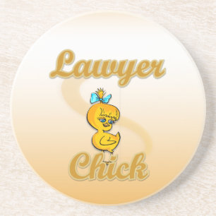 Lawyer Chick Coaster