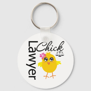 Lawyer Chick Key Ring