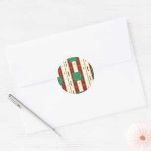 Lawyer Christmas - Let It Snow Scales Justice Classic Round Sticker