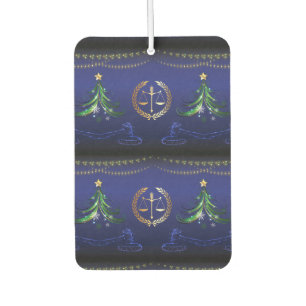 Lawyer Christmas Tree Elegant Car Air Freshener