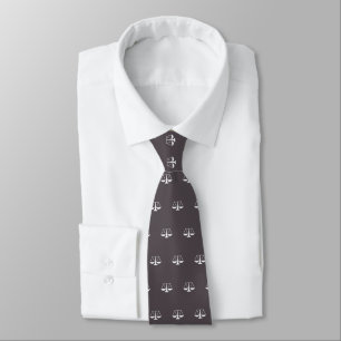 Lawyer Classic Scales of Justice Tie