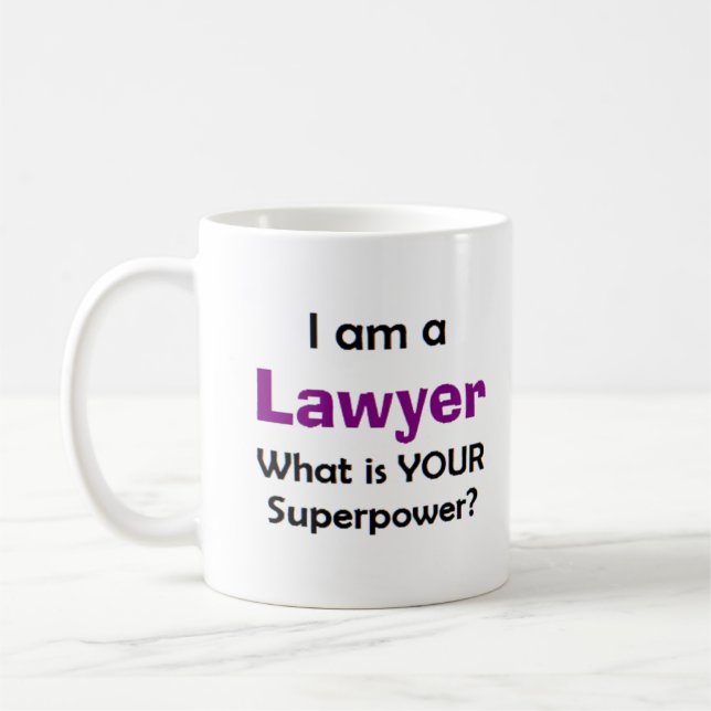 lawyer coffee mug (Left)