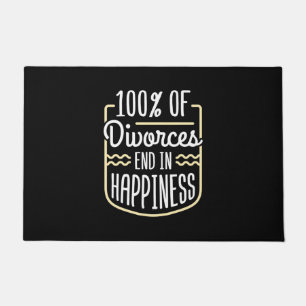Lawyer Divorces End In Happiness Doormat
