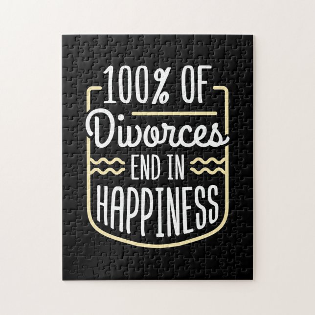 Lawyer Divorces End In Happiness Jigsaw Puzzle (Vertical)