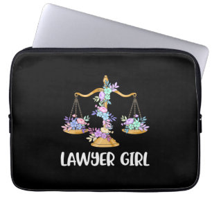 Lawyer Girl Laptop Sleeve