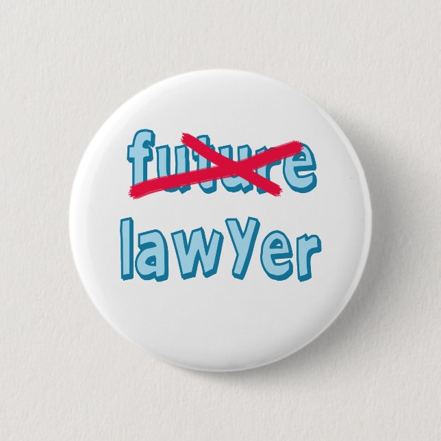 Lawyer Graduation Products 6 Cm Round Badge (Front)