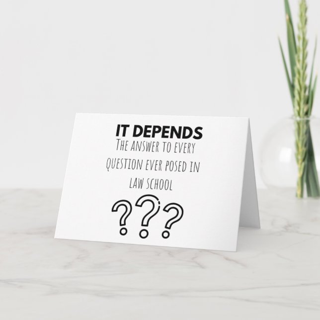 Lawyer greeting card (Front)