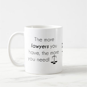 Lawyer humour coffee mug