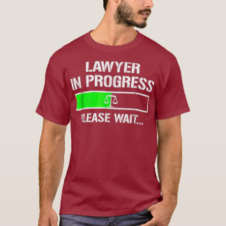 Lawyer In Progress  Funny Law School Student Tee
