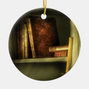 Lawyer - In the Library Ceramic Tree Decoration