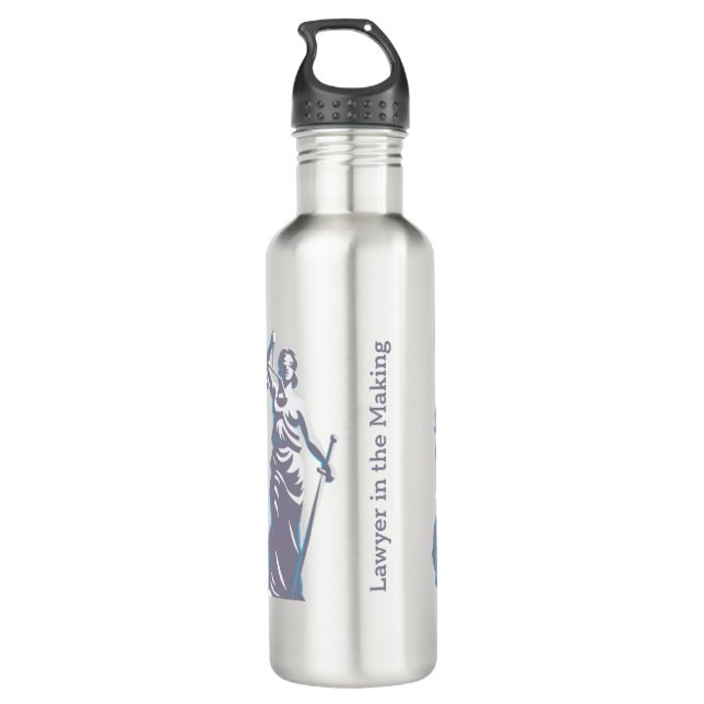 Lawyer in the Making Lady Justice (Silver) 710 Ml Water Bottle (Back)