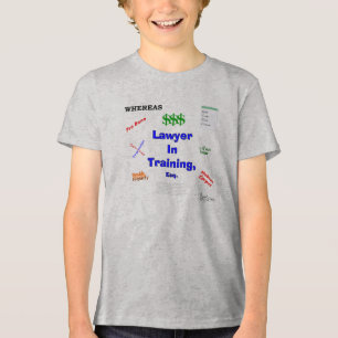 Lawyer in Training Tri-Blend Shirt