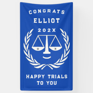 Lawyer Law School Graduation Banner