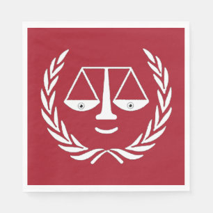Lawyer Law School Graduation Party Napkins