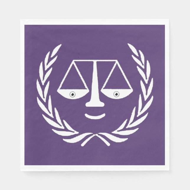 Lawyer Law School Graduation Party Napkins (Front)