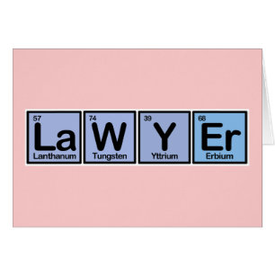Lawyer made of Elements