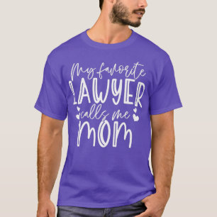 Lawyer Mum Law School Student Attorney Gift T-Shirt