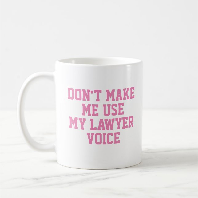 Lawyer Office Gift Mug | Funny Quote Slogan (Left)