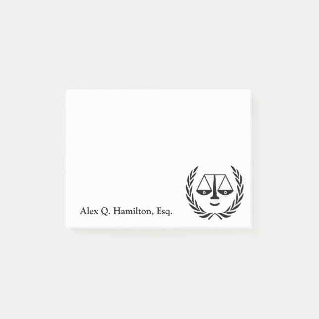 Lawyer Post-it Notes (Front)