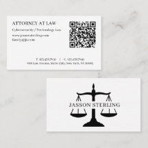 Lawyer QR code Stationery Calling 