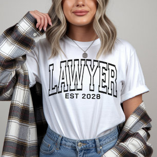 Lawyer T-Shirt Graduation Gift for Law Students